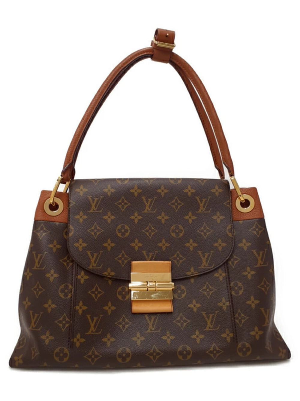 Louis Vuitton Monogram Olympe Tote Bag Brown